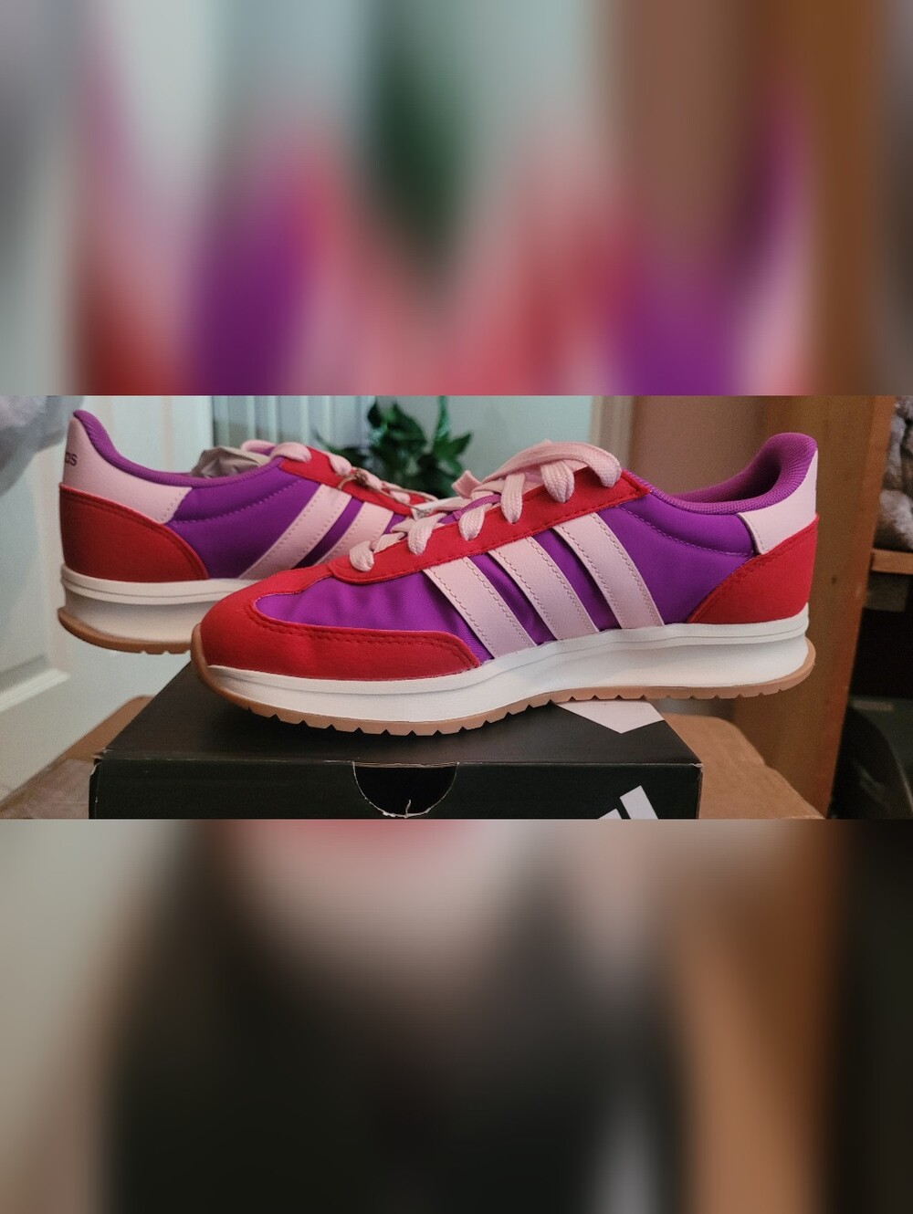Adidas Run 70s 20J Women's Sneakers - Purple / Red / Pink